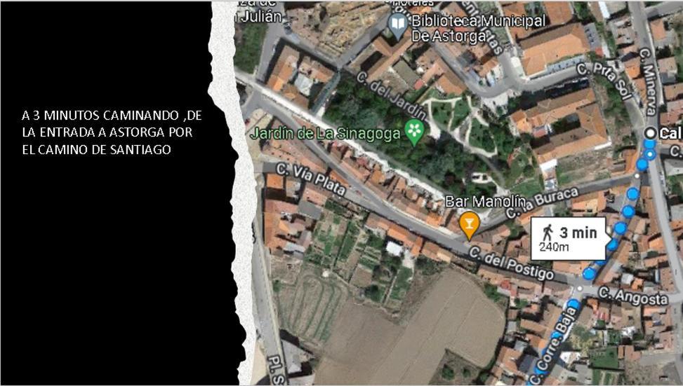 Apartamento Shenzhen En Astorga Camino De Santiago Cochera Bicis Exterior photo